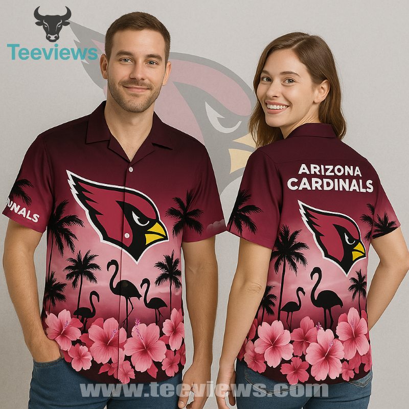 Hibiscus Flamingo Red Arizona Cardinals Best Hawaiian Shirts Hibiscus Flamingo Red Arizona Cardinals Best Hawaiian Shirts