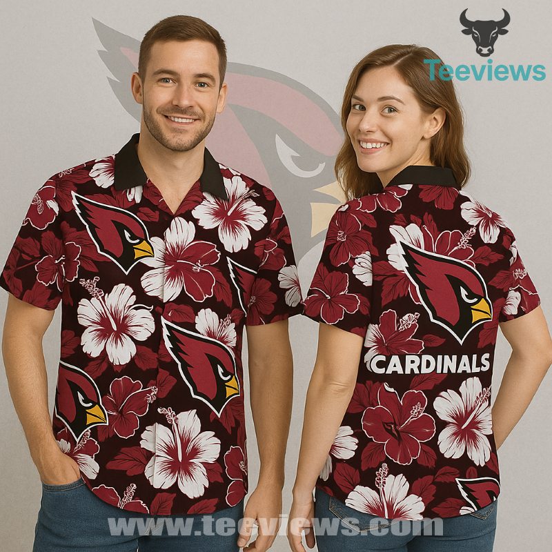 Hibiscus Floral Red Arizona Cardinals Best Hawaiian Shirts Hibiscus Floral Red Arizona Cardinals Best Hawaiian Shirts