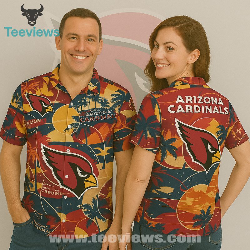 Personalized Classic Summer Red Arizona Cardinals Aloha Shirts Mens Personalized Classic Summer Red Arizona Cardinals Aloha Shirts Mens